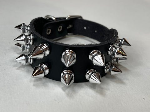 STUDDED, SPIKE BRACELETS - DOUBLE