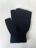 GOTHIC PUNK KNITTED FINGERLESS SKELETON HAND GLOVES