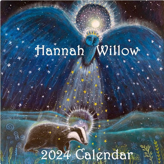 HANNAH WILLOW 2024 WALL CALENDAR Planner PAGAN Wiccan HOME OFFICE We