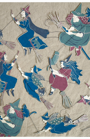 EAST END PRESS PAPER GARLAND Wicked Witches