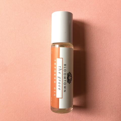 BLOOMTOWN VEGAN ROLL ON OIL PERFUME- THE GROVE - BLOOD ORANGE & PINK GRAPEFRUIT