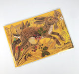 MARK HEARLD 3D DIE CUT GREETING CARD Hares