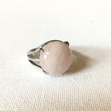 ADJUSTABLE HEALING CRYSTAL RINGS