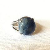 ADJUSTABLE HEALING CRYSTAL RINGS