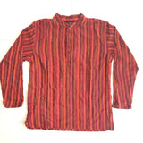 UNISEX GRANDAD STRIPED SHIRTS