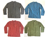 UNISEX GRANDAD STRIPED SHIRTS