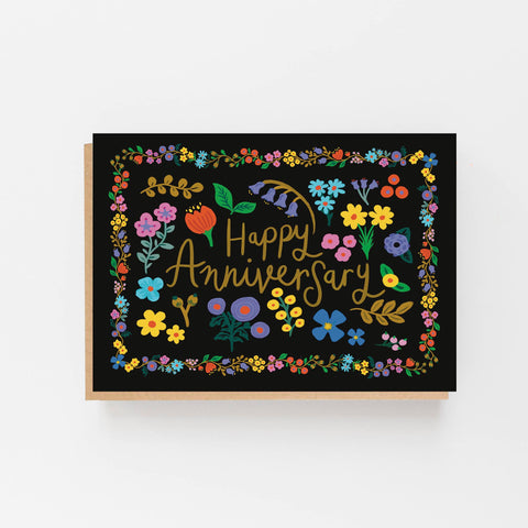 HAPPY ANNIVERSARY GREETING CARD LOMOND PAPER CO
