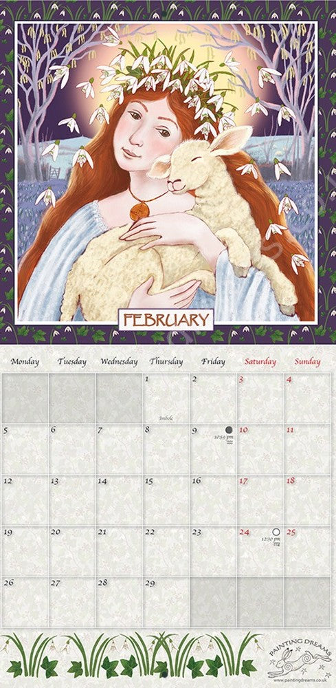 WENDY ANDREW 2024 WALL CALENDAR Planner PAGAN Wiccan HOME OFFICE – We ...