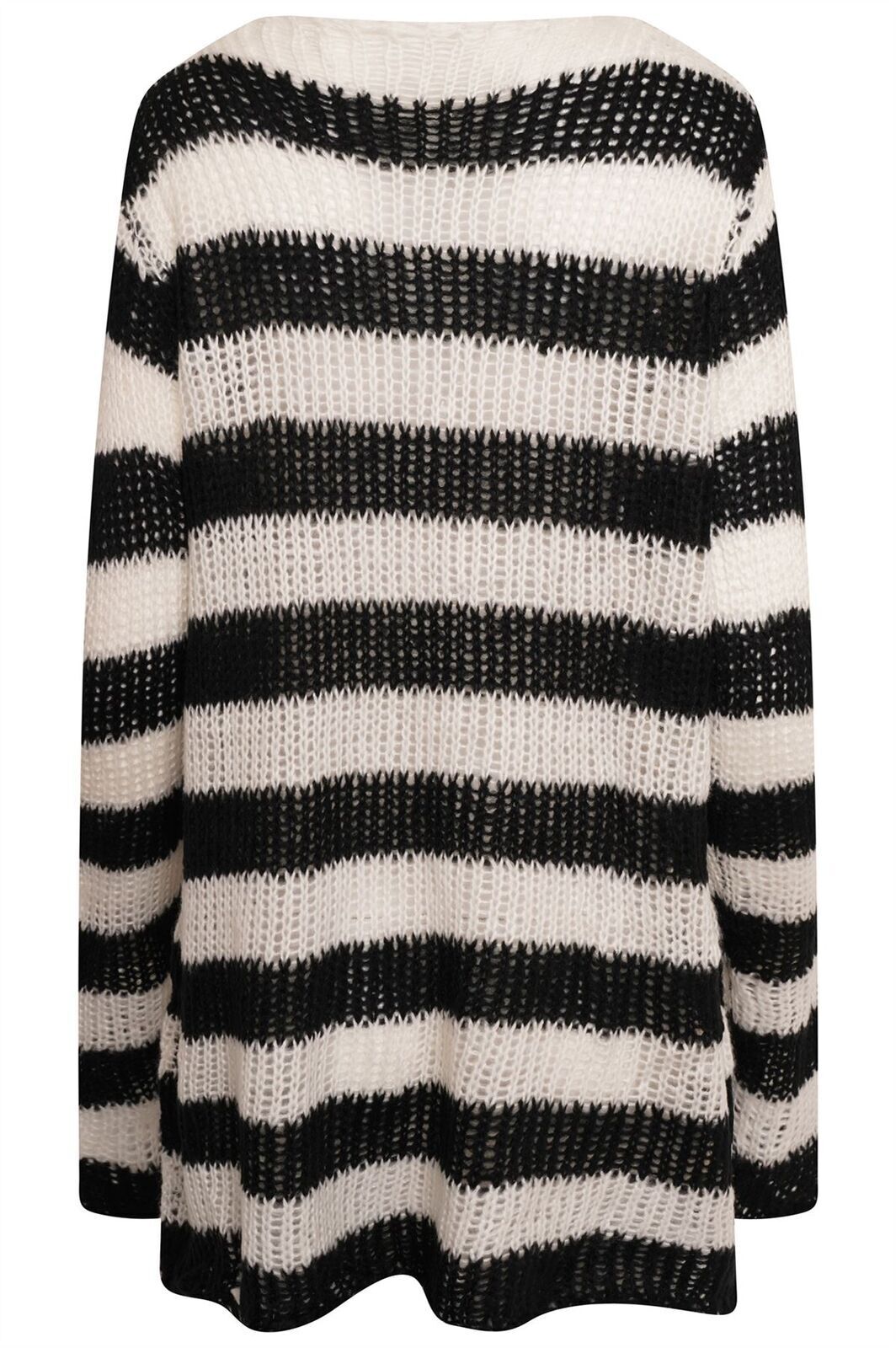 OVERSIZED PUNK GOTHIC DISTRESSED JUMPER/SWEATER