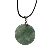 CRYSTAL COIN PENDANT NECKLACES