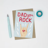 DAD YOU ROCK FATHERS DAY GREETING CARD LOMOND PAPER CO
