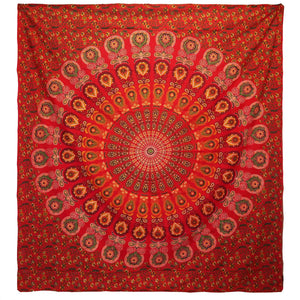 MANDALA TAPESTRY, WALL HANGING, BEDSPREAD