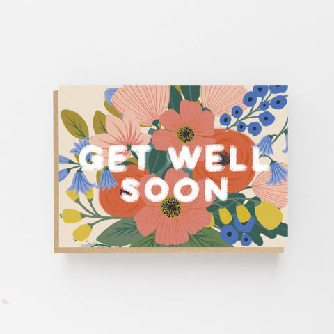 GET WELL SOON GREETING CARD LOMOND PAPER CO