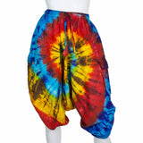 TIE DYE ALI BABA SHORTS