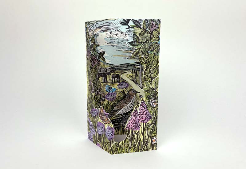 ANGELA HARDING 3D DIE CUT GREETING CARD The Common