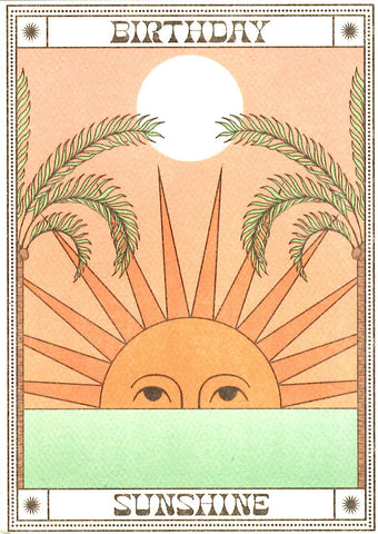 GREETING CARD Birthday Sunshine CAI & JO