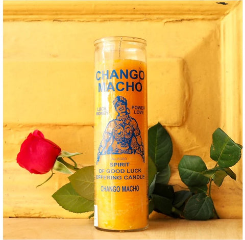 CHANGO MACHO MEXICAN PRAYER, RITUAL CANDLE