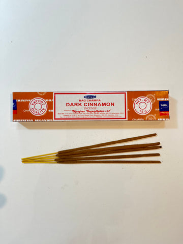 DARK CINNAMON SATYA NAG CHAMPA INCENSE STICKS