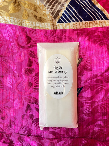 Fig & Snowberry Soy Wax Melt Snap Bar