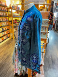EMBROIDERED VELVET JACKET