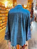EMBROIDERED VELVET JACKET