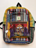 LARGE MUSHROOM CORE HEMP CANVAS RUCKSACK/BACKPACK