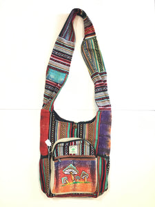 MUSHROOM CORE HEMP SHOULDER BAGS