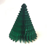 PAPER HONEYCOMB CHRISTMAS TREE DECORATION SET OF 3