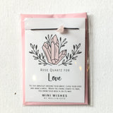 CRYSTAL MINI WISH BRACELET CARDS