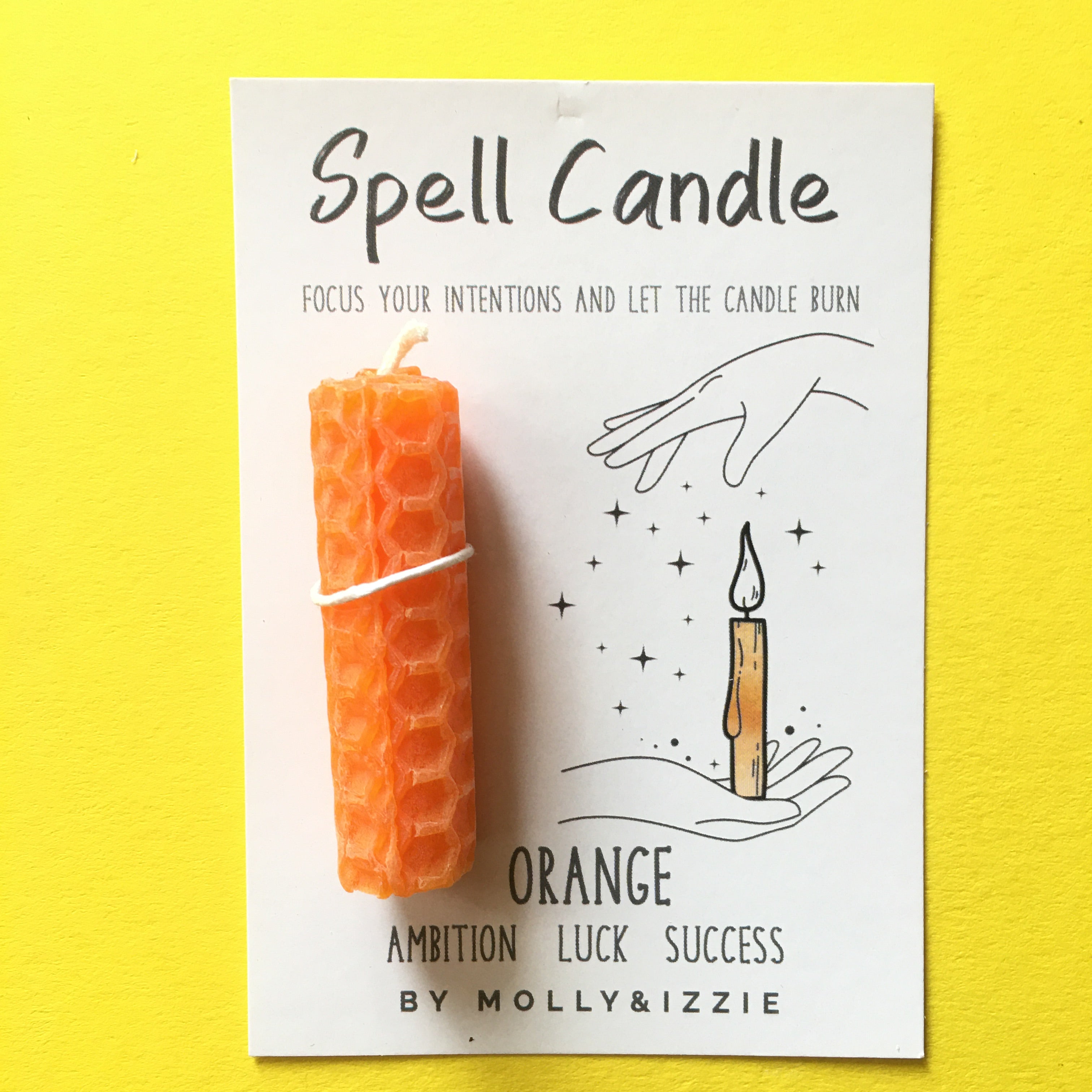 MINI BEESWAX SPELL CANDLES MOLLY & IZZIE