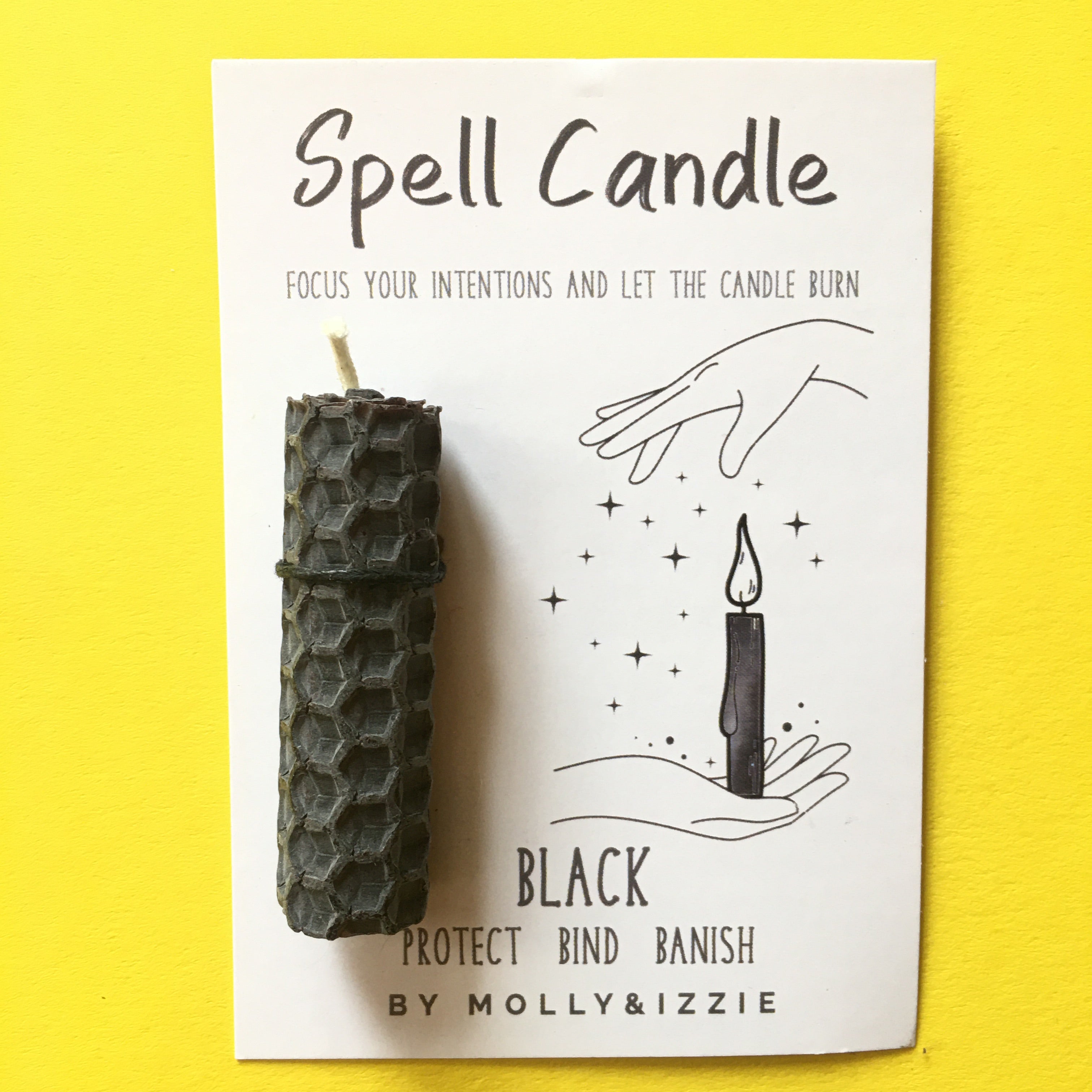 MINI BEESWAX SPELL CANDLES MOLLY & IZZIE