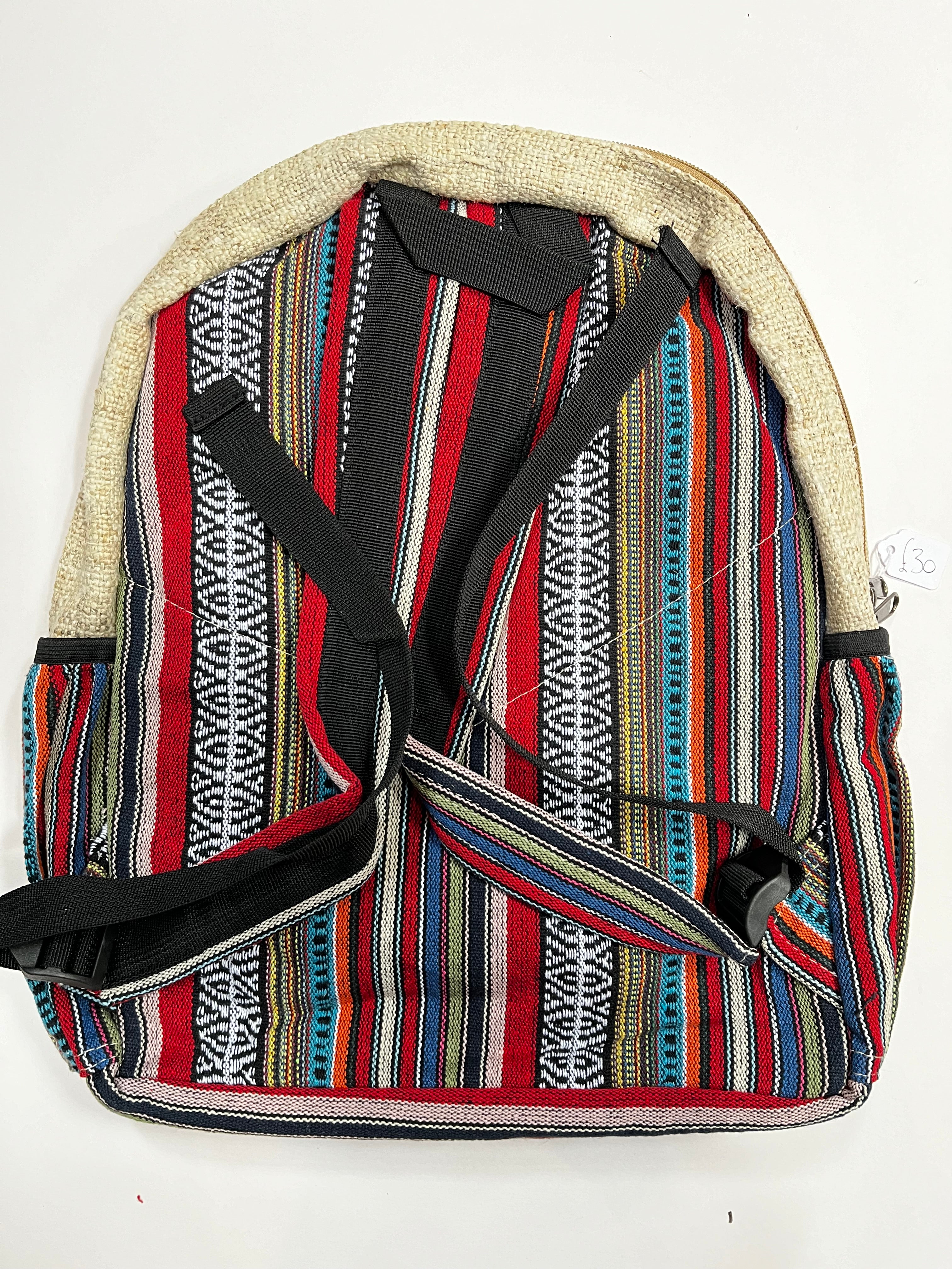 HEMP CANVAS RUCKSACK/BACKPACK