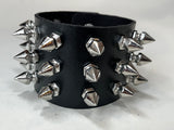 STUDDED, SPIKE BRACELETS - TRIPLE