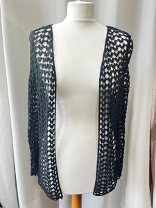 CROCHET CARDIGAN TOP