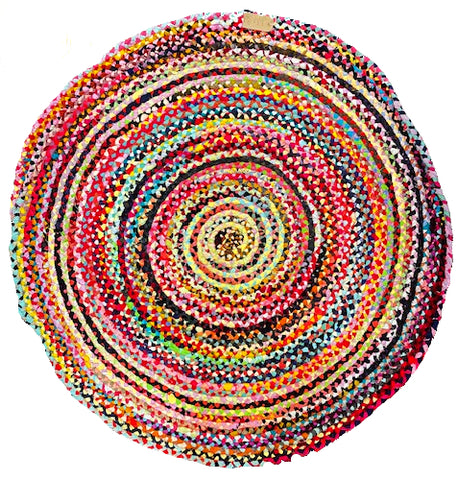 ROUND INDIAN RAG RUGS