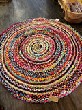 ROUND INDIAN RAG RUGS