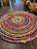 ROUND INDIAN RAG RUGS