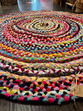 ROUND INDIAN RAG RUGS