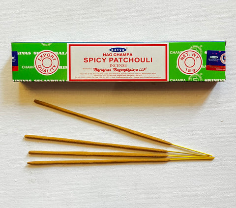 SPICY PATCHOULI SATYA NAG CHAMPA INCENSE STICKS
