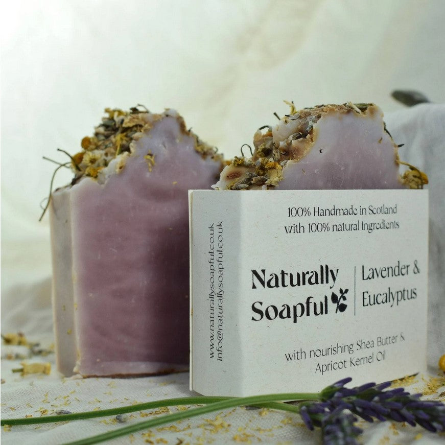 NATURALLY SOAPFUL VEGAN SOAP: Lavender & Eucalyptus