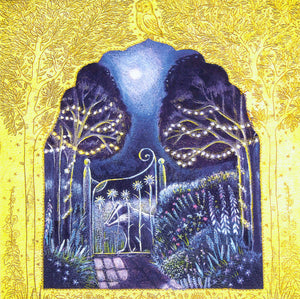 PAGAN WICCAN GREETING CARD Midsummer Gardens HANNAH WILLOW