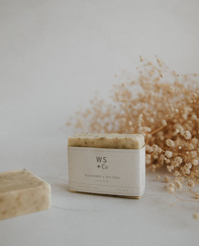 WHITE SAGE & CO VEGAN SOAP: Rosemary & Tea Tree