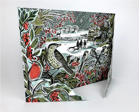 ANGELA HARDING 'Holly Hedge' 3D ADVENT CALENDAR