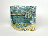 MATT JOHNSON 3D DIE CUT GREETING CARD Tall Ship Pendennis Point