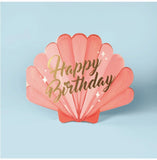 GREETING CARDS Shell Shaped ELEANOR BOWMER