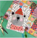 GREETING CARDS Bear Shaped ELEANOR BOWMER