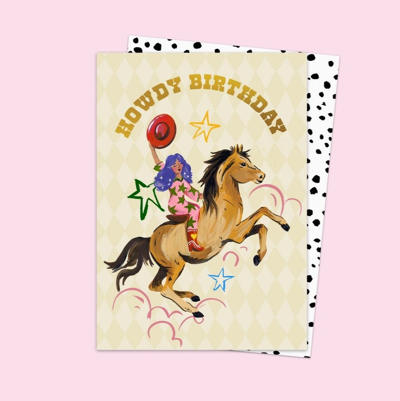 GREETING CARDS Howdy Birthday ELEANOR BOWMER