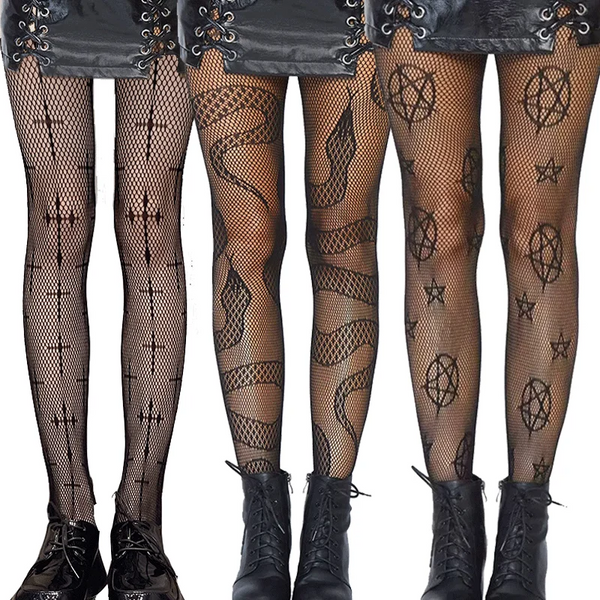 GOTHIC TIGHTS GOTH TIGHTS Fishnet PUNK GRUNGE ALTERNATIVE CLOTHES We Are Beachcomber