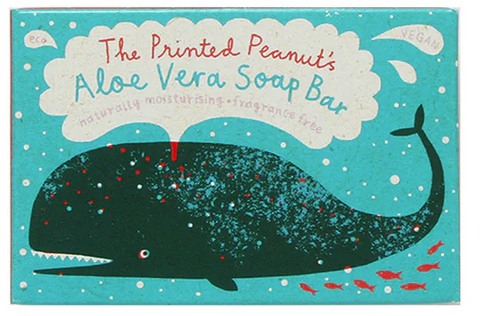 PRINTED PEANUT VEGAN SOAPS: Aloe Vera