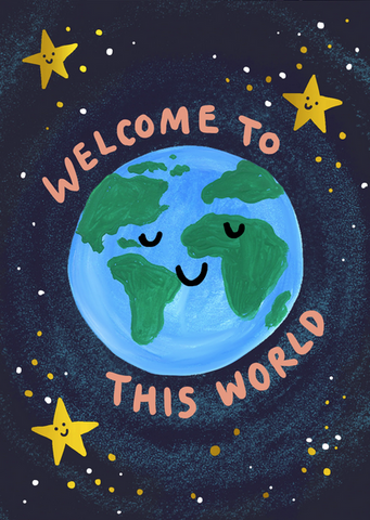 GREETING CARDS Welcome to the World ELEANOR BOWMER